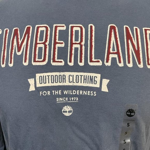 Timberland Men's LONG SLEEVE TURQUOISE T-Shirt 6208J-432 SIZE : L - Picture 4 of 6